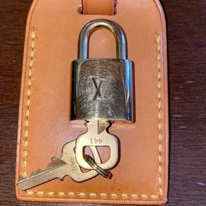 Authentic Louis Vuitton Lock with Key #441